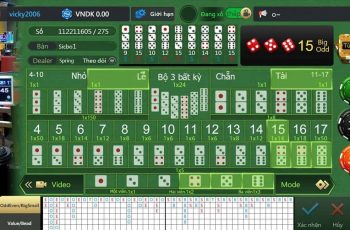 Hướng dẫn chi tiết luật chơi Sicbo